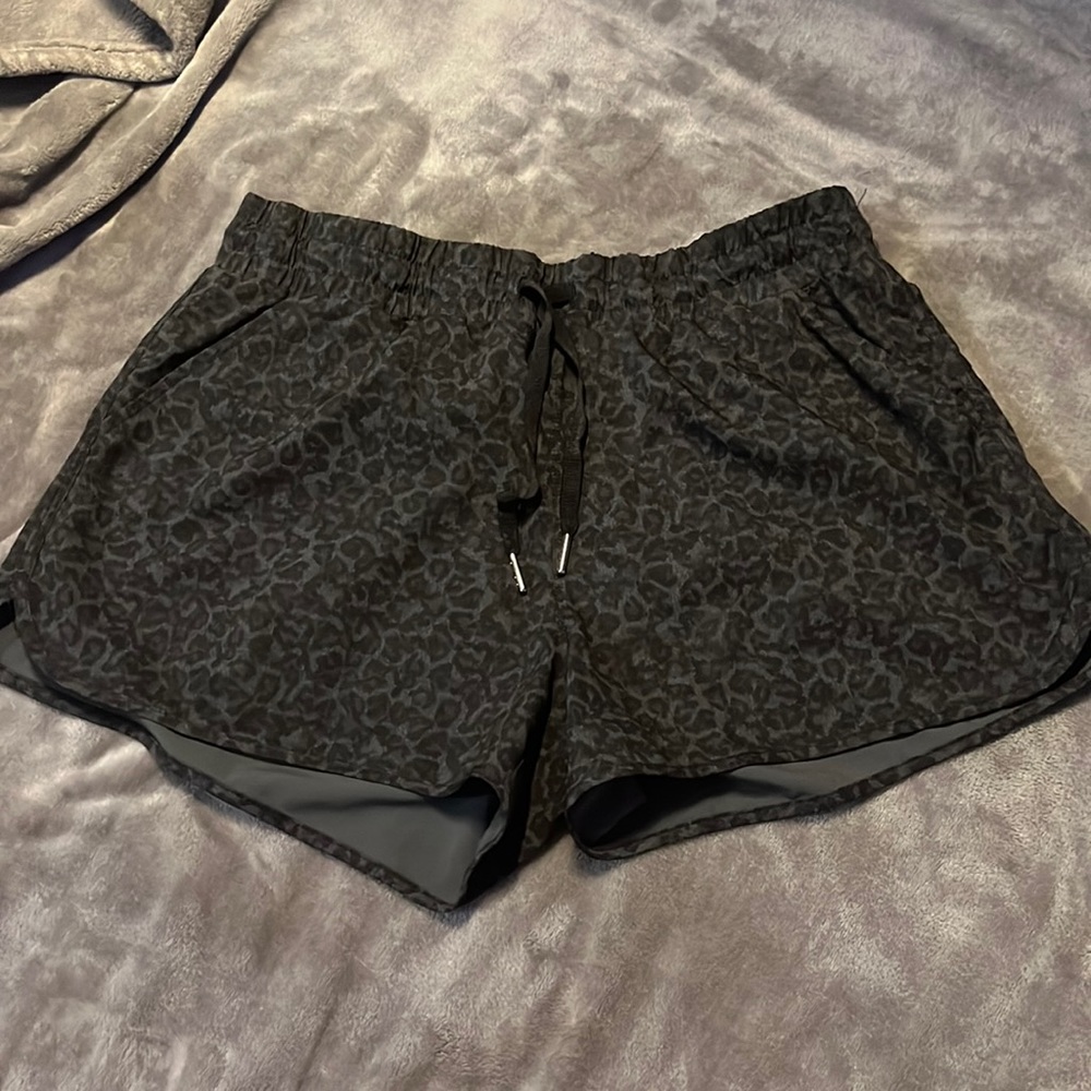 cheetah athletic shorts